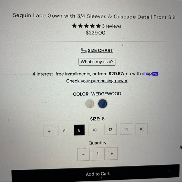 Women’s Evening Gown - Picture 9 of 9